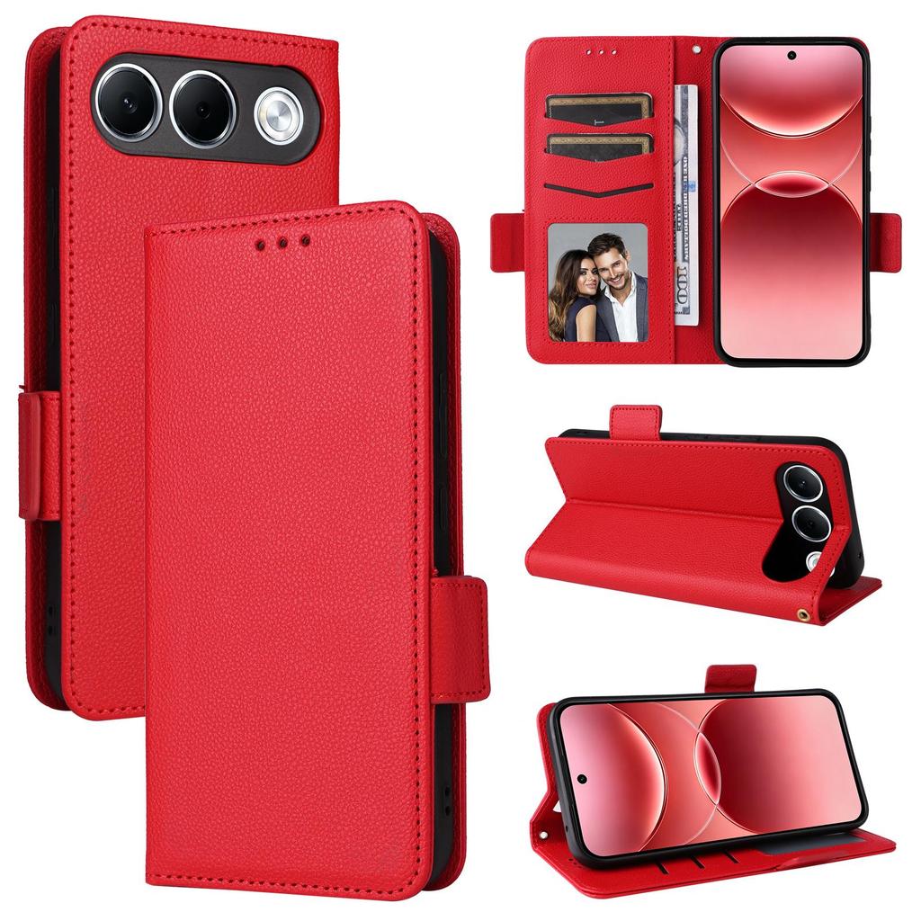 Housse à rabat compatible pour OPPO A7 Pro en cuir PU Protection intégrale avec [Blocage RFID]