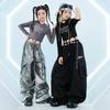 Jazz Dance Jazz Girls Bright Diamond Long-sleeved T-shirt Trousers Set Less Children's Girl Group Hip-hop Catwalk Performance Clothing Trend