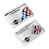 -Aluminum Alloy Car Badge Sticker Auto Body Emblem Trunk Decals For MINI WORKS One Cooper JCW R59 R58 R57 R56 R55 F54 F55 F5