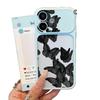 Black Butterfly Suitable for iPhone11Promax Mobile Phone Case Apple 11/11 Skin Acrylic 11/11 Fashion