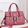 Elegant Vintage European And American Style Large Handbag With Crocodile Texture And Multiple Color Options