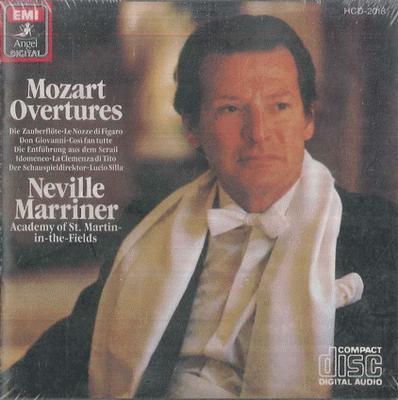 CD NEVILLE MARRINER ACADEMY OF ST. MA Mozart Overtures HCD2018 ANGEL Japan Classical Used