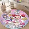 1pc DoReMi2 Design Printed Area Round Carpet for Bedroom Living Room Home Decor Rugs Mat Non Slip Mat Rug for Bedside