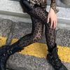 Vintage Leopard Print Pantyhose Sheer Thin Transparent Gothic Animal Pattern Seamless Stockings Sexy Women Tights Retro Style