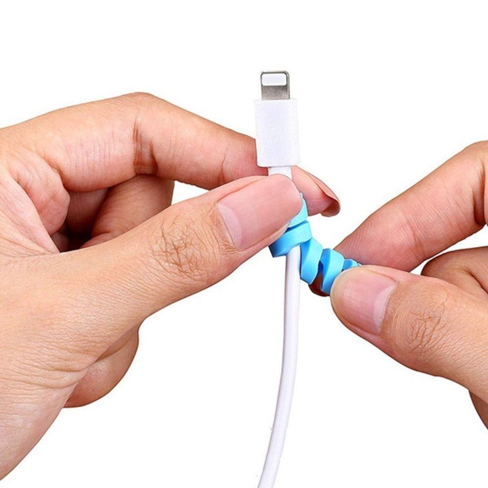 Charger Cord Spiral Cable Protector Charging Cable Protector Cable Organizer Wire Protective Sleeve