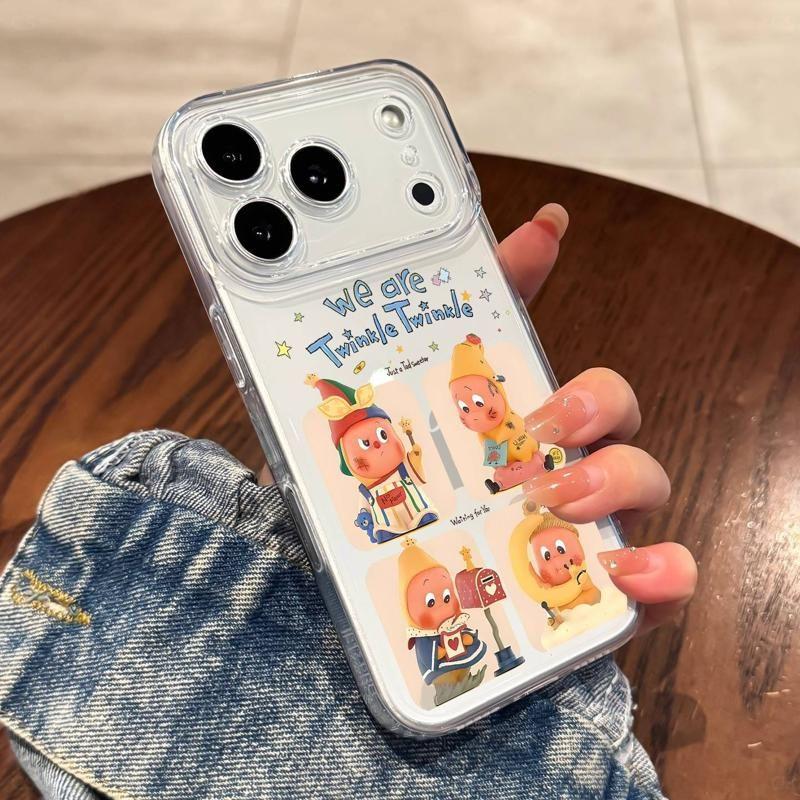 

Star People Collection: Transparent Soft Case for Apple 17 Pro Max, 14, 15, 16, XSMAX - Precise Cutouts Apple 14 Pro