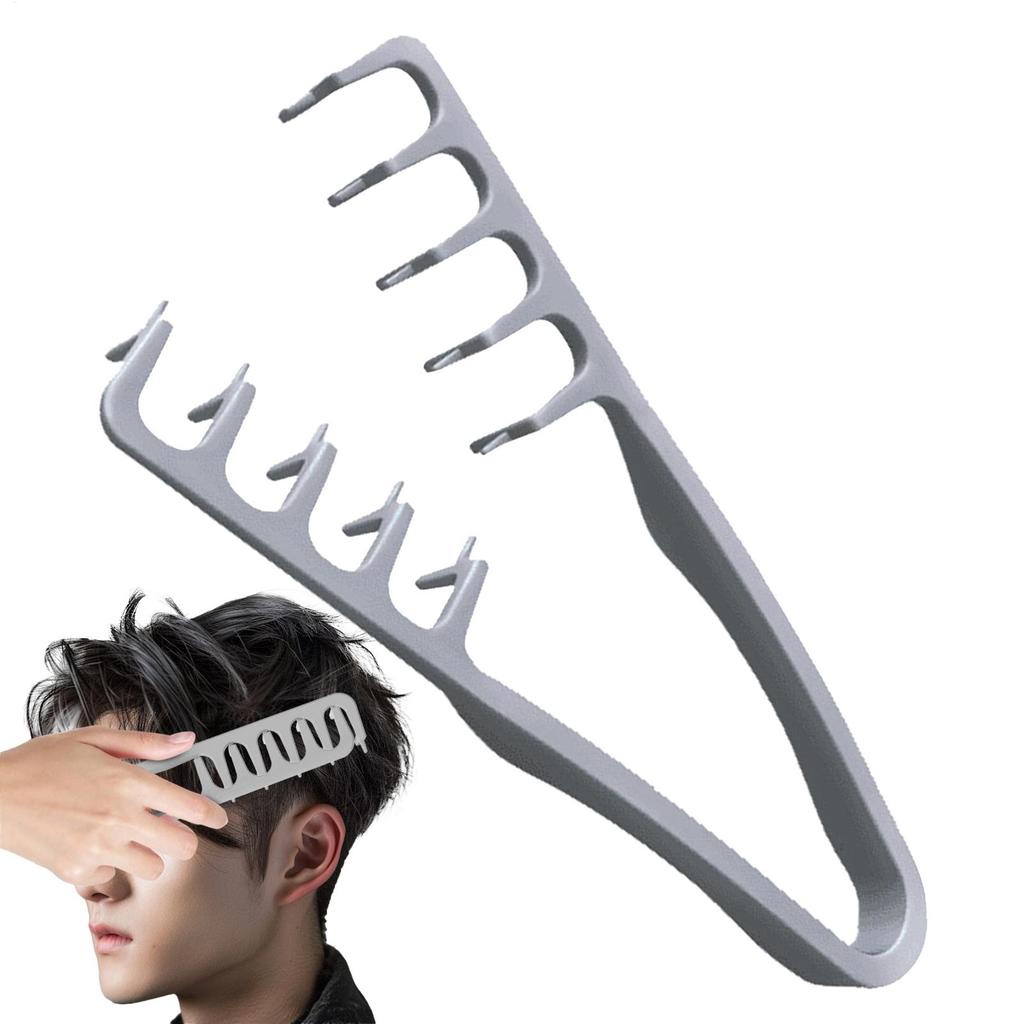 Volumizing Wide-Tooth Hair Styling Comb Curling Tools Fluffy Texture for Men Ideal for All Hair Types Hairstyling Tools
