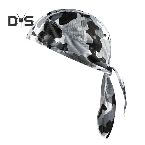 Outdoor Cycling Pirate Hat Hip-hop Breathable Quick-Drying Sweat-wicking Solid Color Men Women Motorcycle Helmet Liner Riding Running Sports Skull