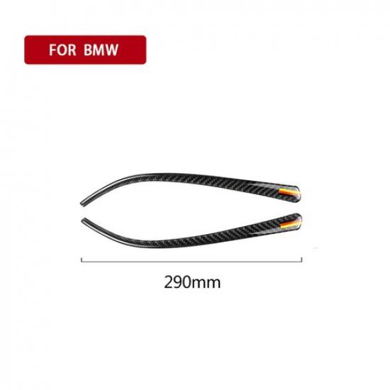 New 2x Carbon Fiber Rearview Mirror Anti-Rub Trim Sticker For BMW X1 E84 2011-15