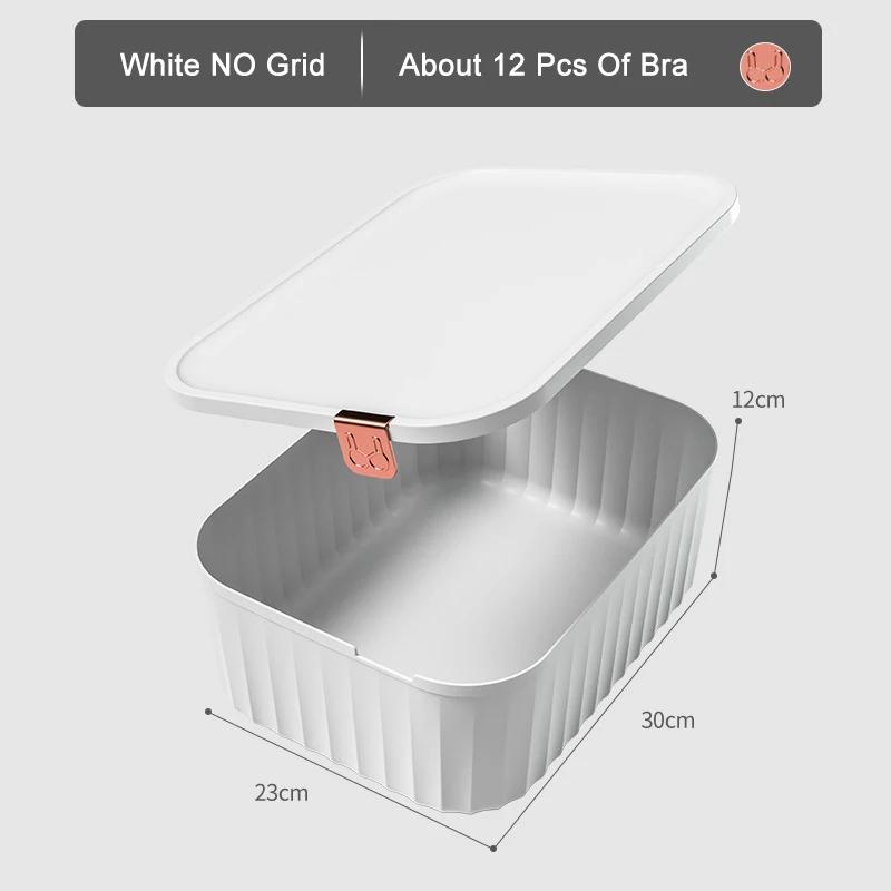 New 1PC Underwear Storage Box Home Compartment Bra Underwear Socks Three-in-one Organizer Artifact Drawer Box