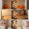 Specter Figurine with Lantern Whimsical Night Light SpookyCute Halloween for Book Lovers,