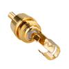 HI-FI 6mm RCA Male Adapter Cable Wire Connector Gold Plated RCA Plug