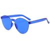 Women Luxury Vintage Sunglasses Clear Color Candy Design Sun Glasses Fashion Eyewear Trendy Accessories