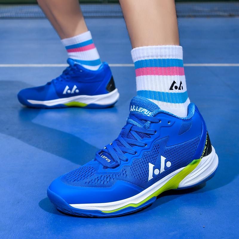 36-46 Párové Plus Size Tlumící protiskluzové prodyšné tenisové boty Volejbalové sportovní boty Badmintonové tréninkové boty