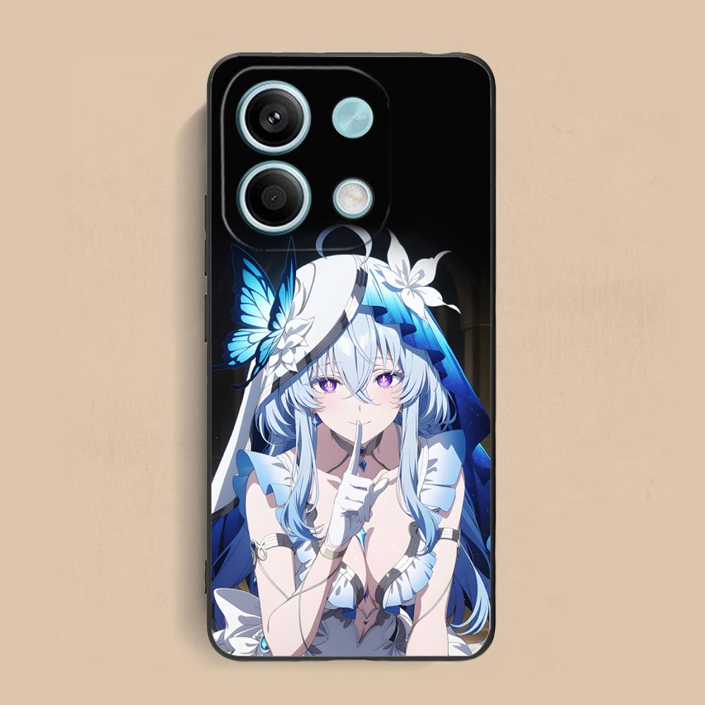 Wuthering Waves Shorekeeper Handyhülle für Xiaomi Redmi Note 14 13 12 11 S Pro Plus 4G 5G Bunte Druckabdeckung Cover Luxus