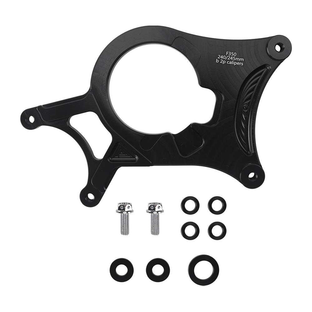 For Honda FORZA350 NSS350 Rear Wheel Brake Disc Modified Abalone 2P Two Calipers Down-Moving Connection Code Adapter Code Seat чёрный