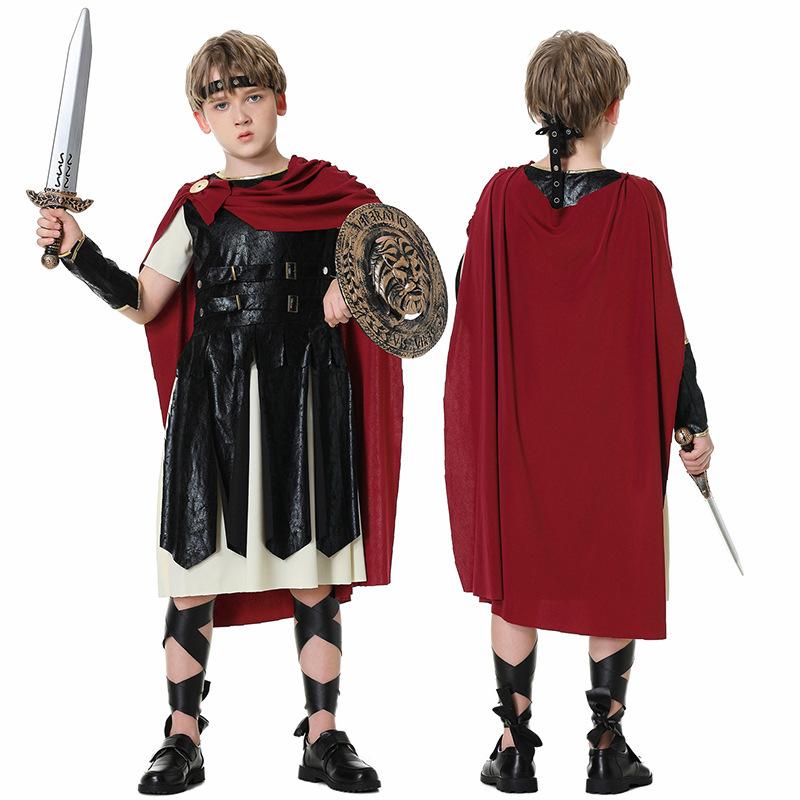 New medieval knight suit, Spartan warrior cosplay performance costume, Roman gladiator costume, stage performance costume