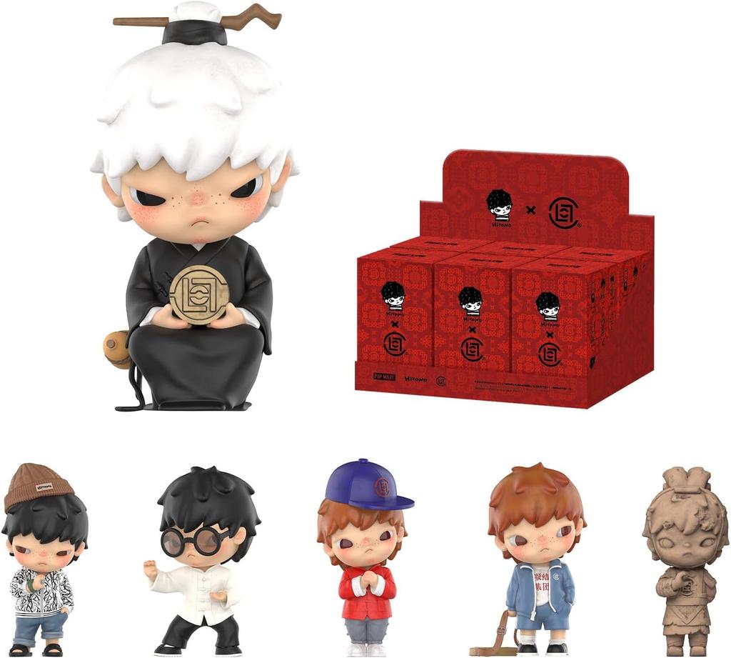POP MART Hirono × Clot Series Figures, 1PCs Blind Box Figures, Random Design Action Figures, Holiday Birthday Gifts, Single Box