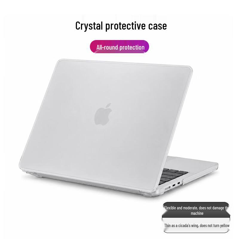 Ollymurs Transparent Laptop Protective Case