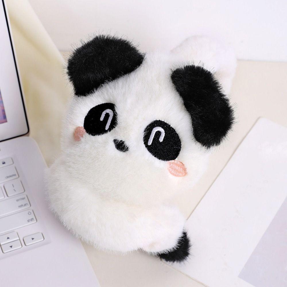 Foldable Capybara Plush Earmuffs Thicken Cute Ear Cover Panda Warm Earflaps Outdoors Activities