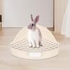 Bedding Box For Small Animals Pet Toilet Potty Rabbit Litter Box Ferrets Potty Tray Rabbit Pee Pad
