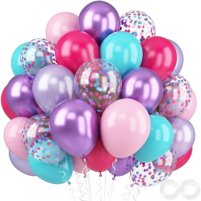 30pcs/set Pink Blue Purple Metallic Sequin Balloons for Birthday Wedding Graduation Party Balloon Baby Shower Decoration