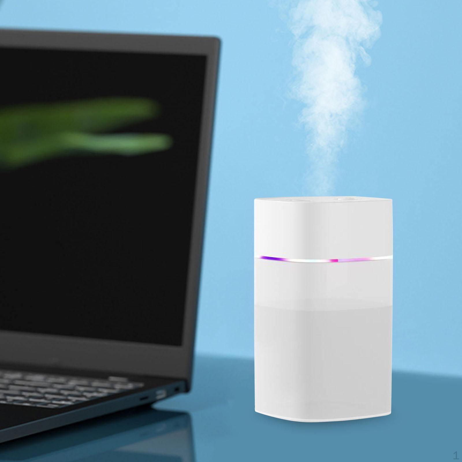 Air Humidifier Aroma Diffuser, Essential Oil Mute Mist Night Light USB Personal