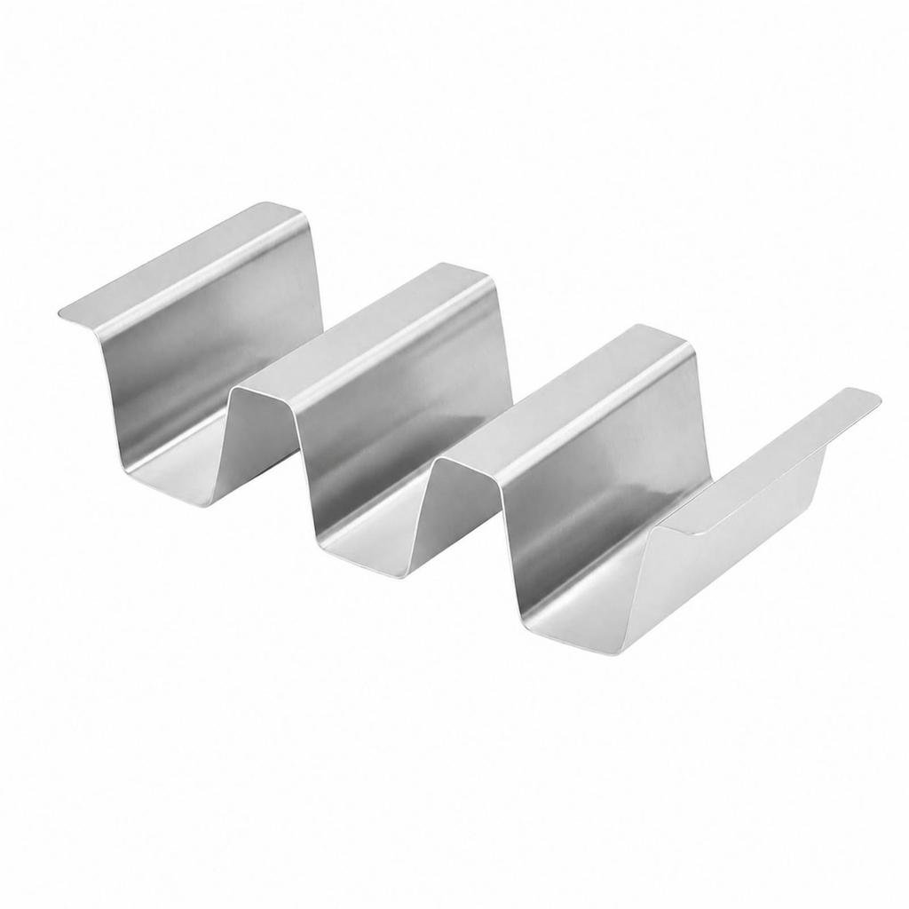 Stainless Steel Taco Holder Heat-Resistant for Everyday Entertaining, Home Cooks
