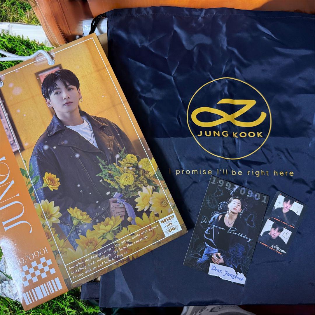 

[USED] BTS Jungkook Birthday Goods Shin-Okubo 4 Items