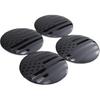 4X 56.5mm=2.24 Inches Black N Flag Wheel Hub Center Cap Emblems for Hub Center Cap  US