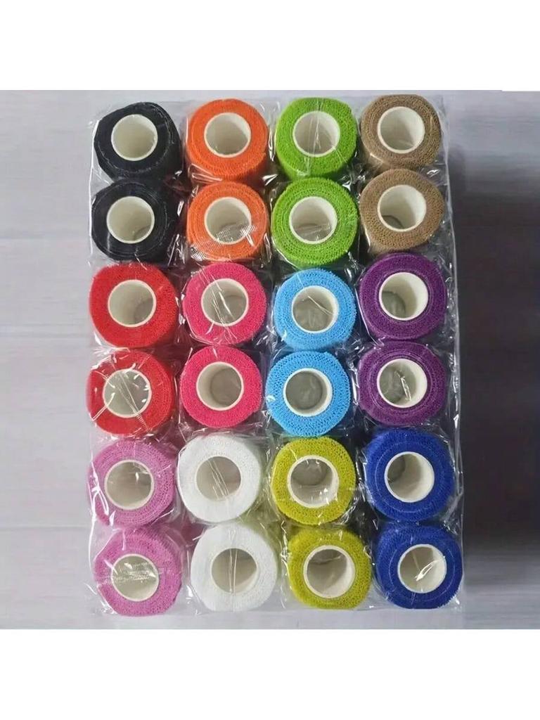 6/12 Rolls Self Adhesive Bandage Wrap Cohesive Breathable Vet Wrap For Sport Wounds 2 X 5 Yards Athletic Support