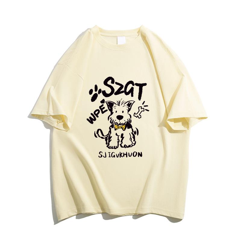 Summer Fashion O Neck Printing Loose Casual T-shirt Women Harajuku Vintage Short Sleeve Cotton Pullover Tee