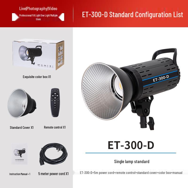 Yingbang 300W Soft Light Spotlight for Live Broadcast and Photography