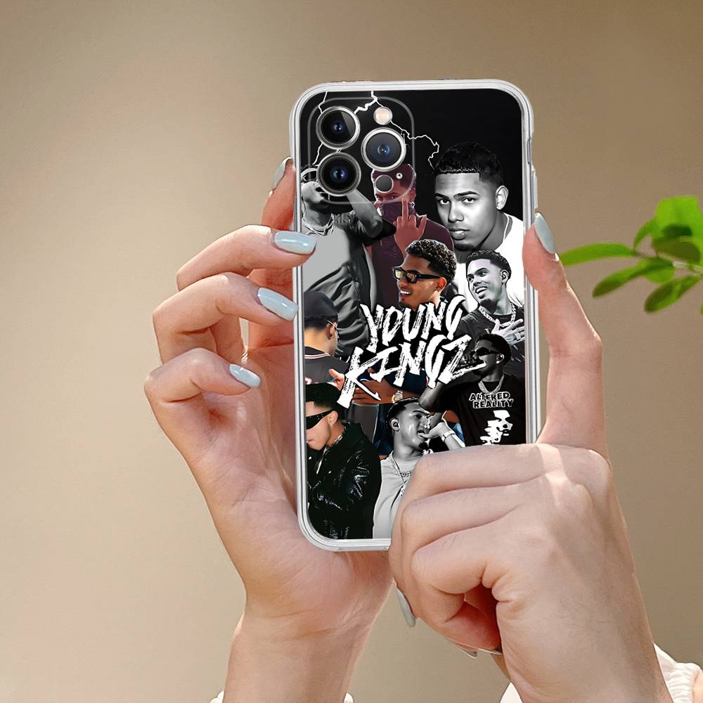 Myke Towers Rapper Transparent Phone Case For IPhone 17 Air 16 Pro Max 15 14 13 12 11Plus Shockproof Cover