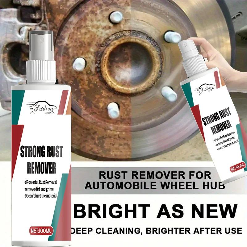 

1 Bottle Fast-Acting Multi-Purpose Rust Remover Spray for Cars, Trucks, Motorcycles, Bicycles & Home Use - Safe Formula Dissolve 100ml