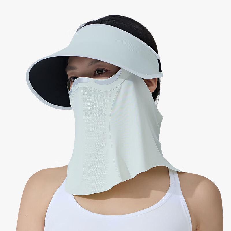 Xuelunduo Magnetic Sun Hat with Face Mask