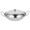 Pot Stove with Lid Cooking Pan Pasta Pots Kitchen Accessory Wok Stainless Steel Cookware Daily Use Home