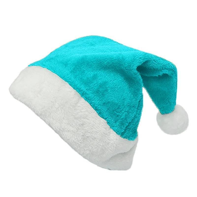 Hats Santa Comfortable With Plush Ball Design Suitable For Decoration Christmas