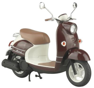 Aoshima Bunka Kyozai Scale The Bike Series 61 Yamaha Vino Dark Reddish Gray Metallic 2 Dark Brown Plastic Model Kit 1/12 No. '13 (Motorcycle)