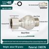 Full Copper Vertical Union Check Valve, Large Flow, Male/Female Thread, Anti-Backflow, Water Meter One-Way Valve, Water Pipe Backflow Preventer