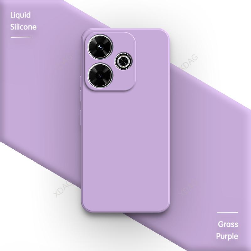 Candy Color Back Cover for Xiaomi Poco M6 Pro Plus M6Pro M6Plus 5G Soft Original High Quality Classic Liquid Silicone Phone Case