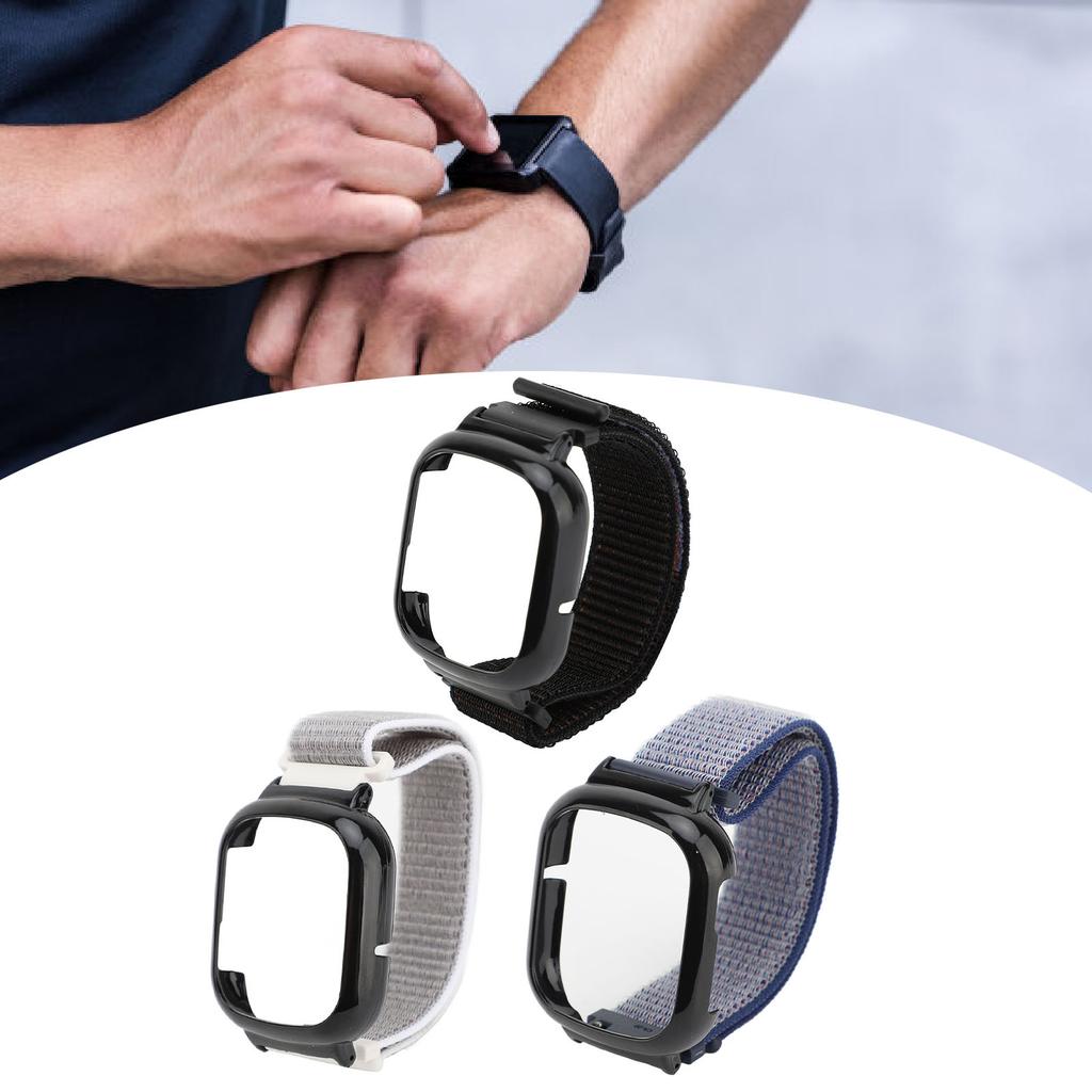 Ersatz-Nylon-Armband Hautfreundlich Schnellverschluss Nylon Smartwatch-Armband Kompatibel für Watch