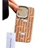 For Apple 16 Mobile Phone Case 13 New Model for IPhone15ProMax Maillard Style Brown Leather
