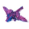 3D Printed Colorful Dragon Dinosaur Model Animal Doll Cool Desktop Jewelry Creative Decoration Gift for Boys