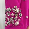 Coleção Primavera 2026: Vestido de Gala Justo com Pedrarias e Strass e Saia Longa