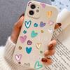 Graffiti Love Silicone Phone Case for IPhone 14 15 16 Plus for IPhone 13 14 15 12 11 16 Pro Max 12 Mini XS Max TPU Protect Cover