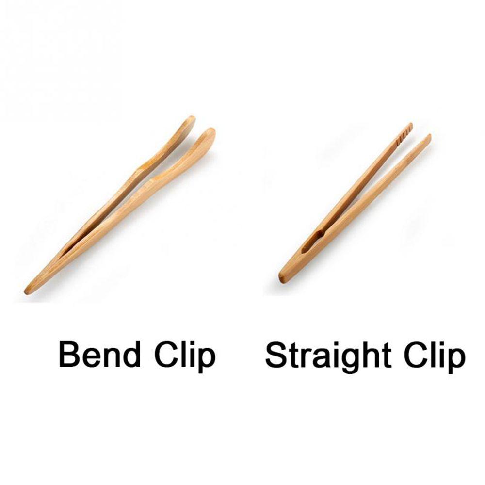 Cooking Utensil Tong Kitchen Tool Tweezer Salad Clip Bamboo Wood Tea Tongs
