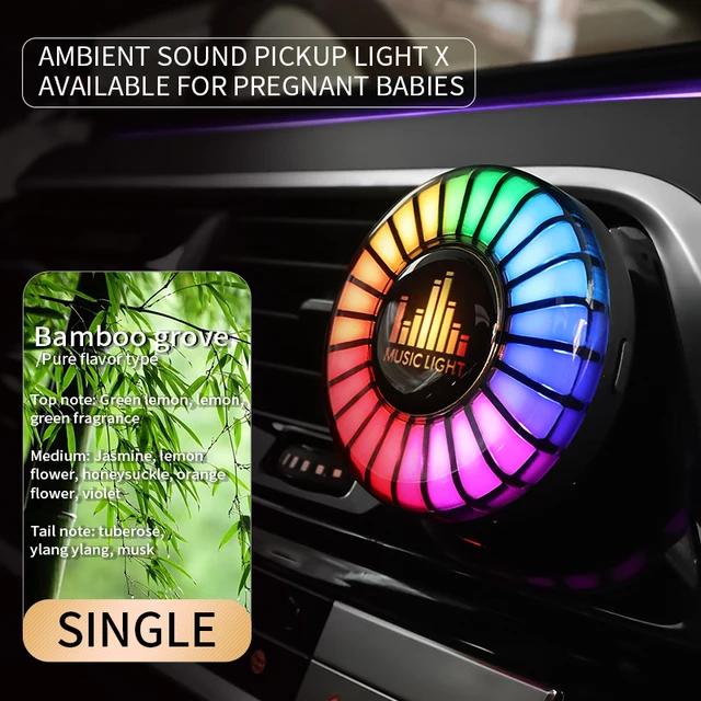 

Smart RGB Pickup Lights LED 3D Ambient Lamp Control Sound Music Rhythm Lights Освіжувач повітря для автомобіля Gaming TV Creative Decora