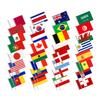 2026 US-Canada-Mexico for World Cup Top 48 National Fans Flags No. 8 Hand-Waving 21*14cm Polyester Flag