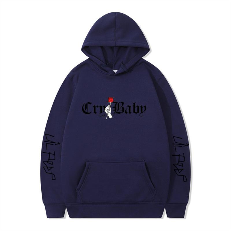 New product, American rap singer lil peep shirt men's and women's fleece hooded sweater